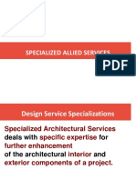 Specialized Architectural Services