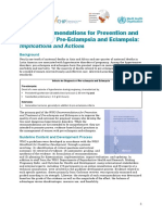 Who Recommendation For Pe Prevention PDF