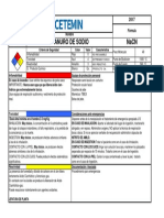 CIANURO DE SODIO: EXTREMADAMENTE TÓXICO