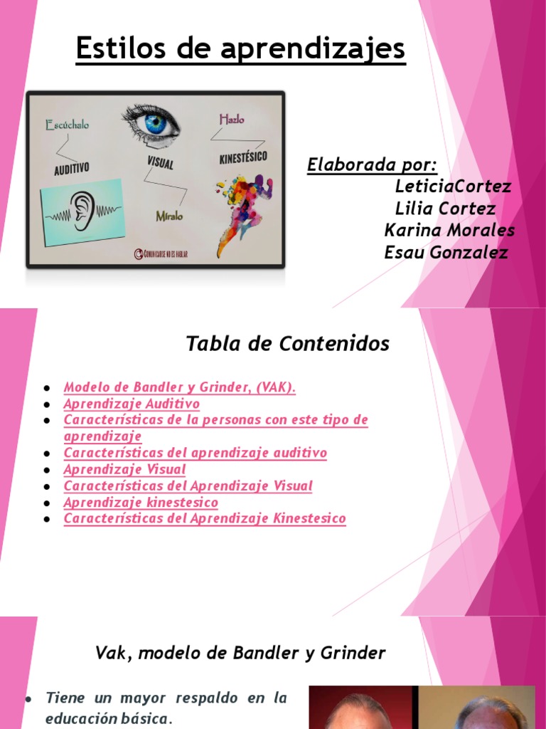 Estilos de Aprendizajes | PDF | Psicología Aplicada | Aprendizaje
