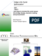 Bridge Life Cycle Optimization: Etsi 3