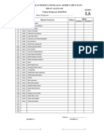 Daftar Nilai Dan Daftar Hadir