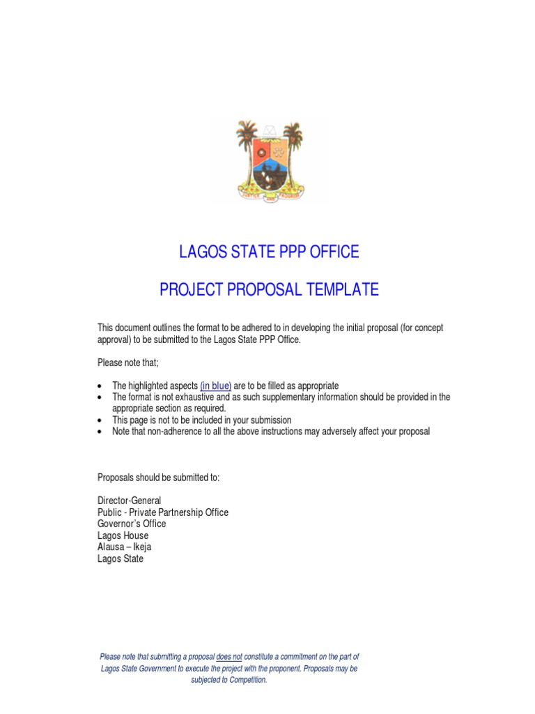 Project Proposal Template | PDF | Public–Private Partnership | Business, image size:768x1024