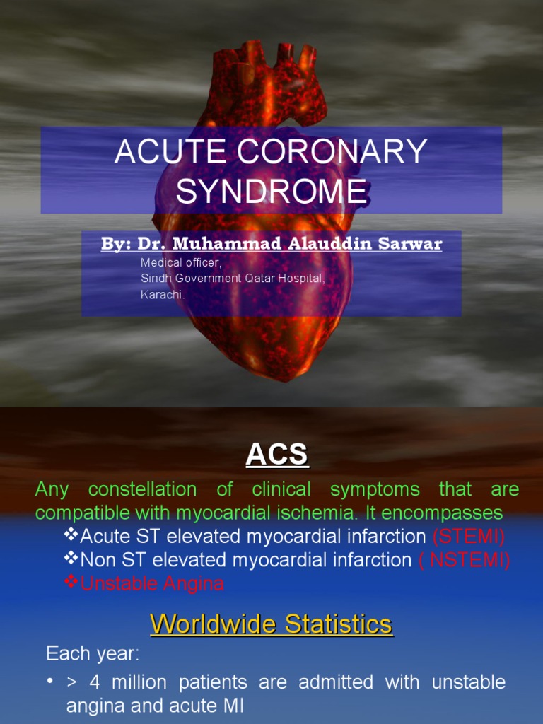 Acute Coronary Syndrome Overview | PDF | Myocardial Infarction ...