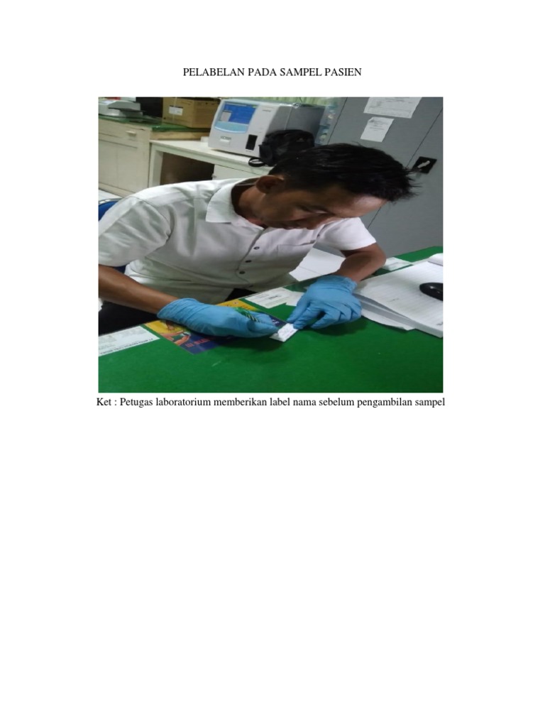 Labeling Patient Samples in the Laboratory | PDF