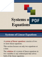 Systems - of - Equations