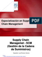 Especialización en Supply Chain Management