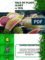 Fundamentals of Plant Biology (Bio 103)