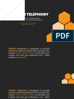 Cellular Telephony: Under Chapter 16 - Wireless Wans: Cellular Telephone and Satellite Networks