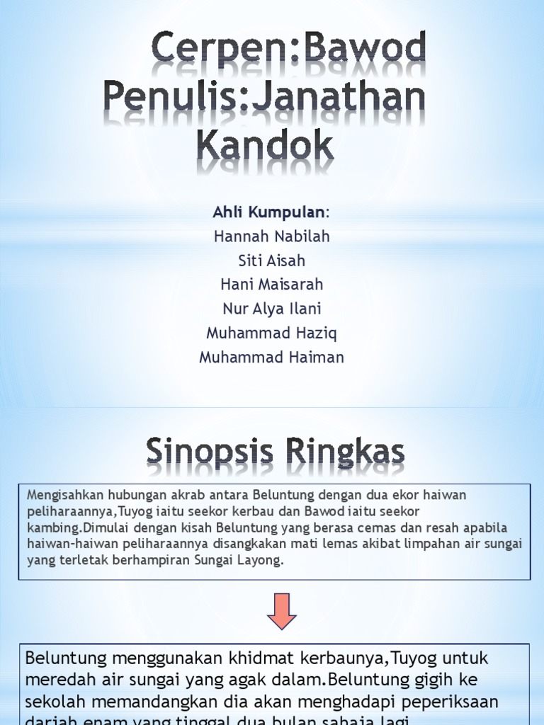 Cerpen Bawod Pptx