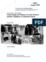 Youth Gangs and Violence in Latin America and The Caribbean - A Literature Survey