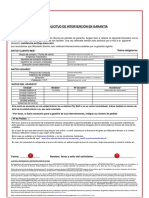 Solicitud de Intervencion en Garantia - New - Editable PDF