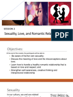 Sexuality, Love, and Romantic Relationship Session 2