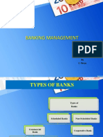 Banking Management: Presented by C. Kavya