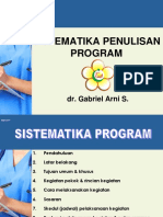 Sistematika Penulisan Program