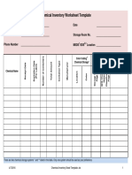 INVENTORY WORKSHEET