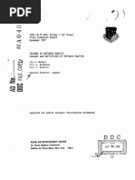 Factors in Software Quality: Concept and Definitions of Software Quality (Jim. A. McCall, Paul. K. Richard, Gene. F. Walters)