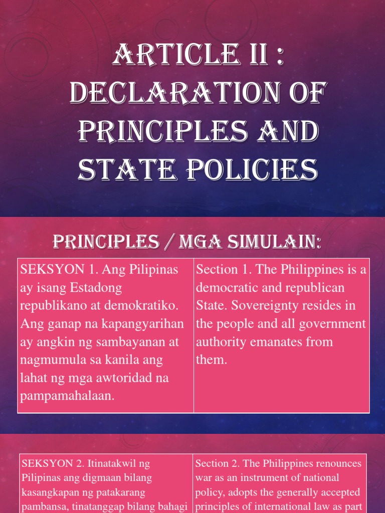 Article Ii | PDF