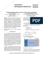 Design & Implementation of E1 to STM-1