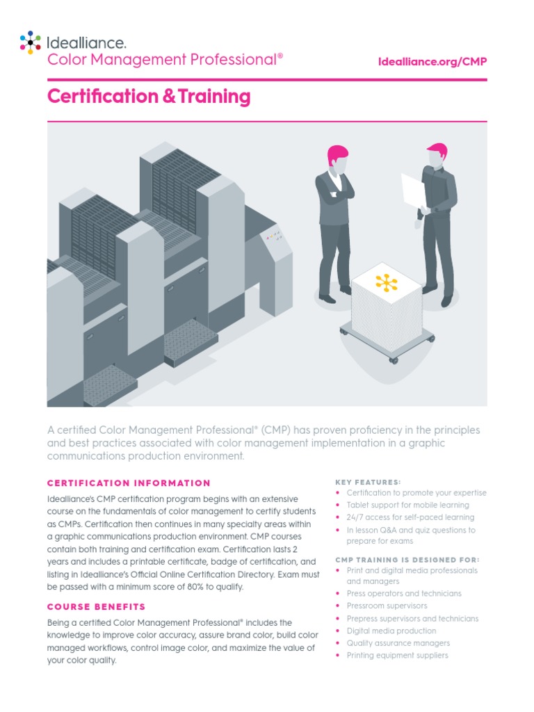 Certification & Training: Color Management Professional® | PDF ...