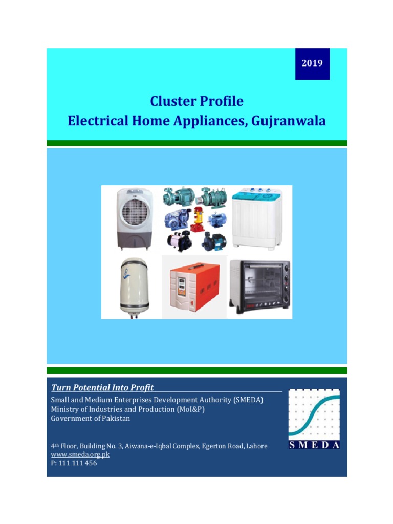 Electrical Home Appliances Gujranwala 2019 PDF Casting