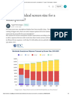 What is the Ideal Screen Size for a Smartphone