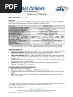 Chillers Technical Specification