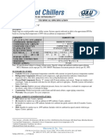 Chillers Technical Specification