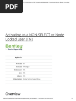 Activating As A NON-SELECT or Node Locked User (TN) - Licensing and Activation Wiki - Licensing and Activation - Bentley Communities