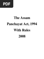 Panchayat Act Assam 1994 With Rules