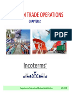 Chapter 2: Foreign Trade Operations