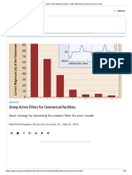 Sizing Active Filters For Commercial Facilities: Save Energy by Selecting The Proper Lter For Your Needs