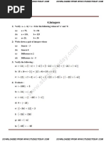 CBSE Class 7 Maths Worksheet - Algebraic Expression | PDF ...
