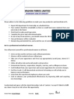 Internship Code of Conduct PDF