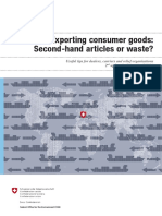 Exporting Consumer Goods: Second-Hand Articles or Waste?