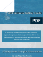 2019 Software Testing Trends