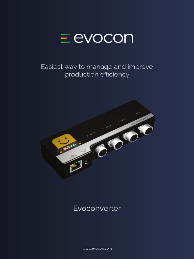 Evoconverter 2 ENG | PDF | Sensor | Ethernet