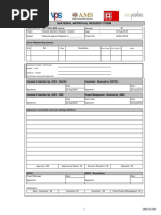 Material Approval Request Form Template | PDF | Specification ...