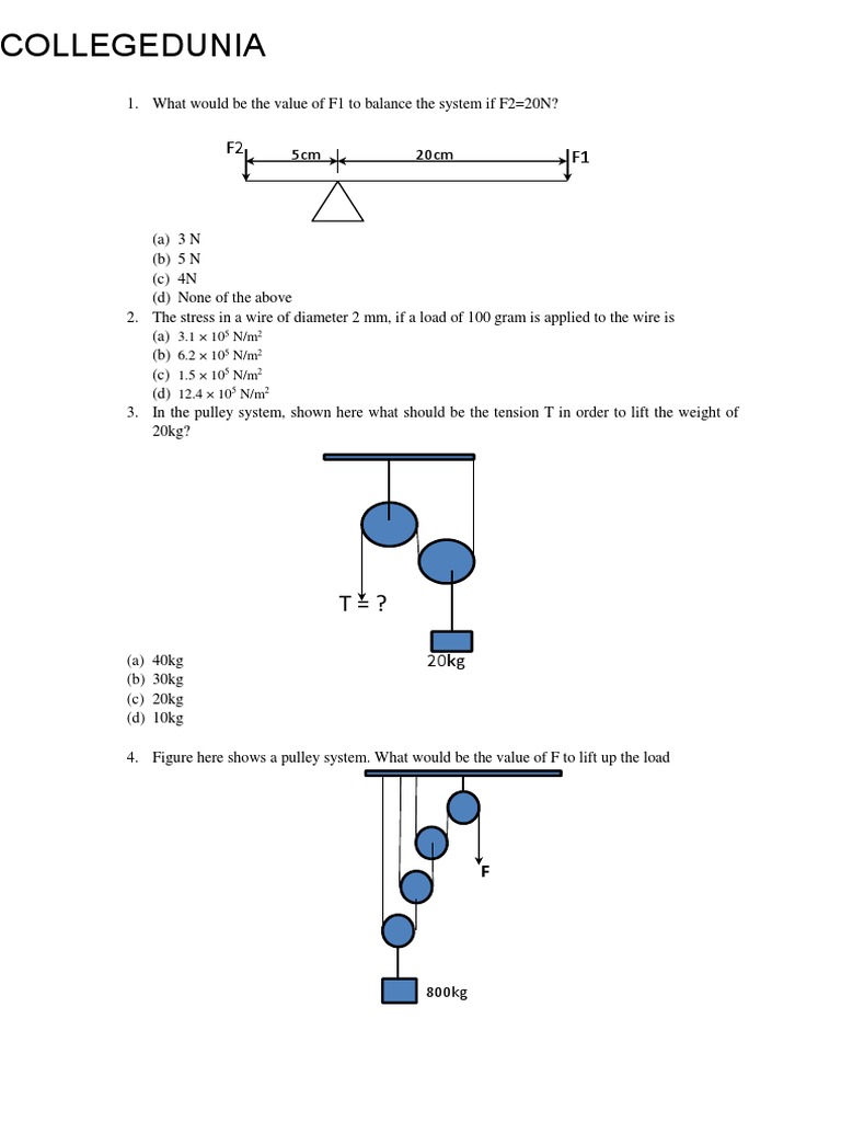 Mechanics Problem Set with Solutions | PDF | Gear | Classical Mechanics