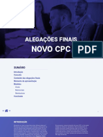 Alegações Finais Novo CPC