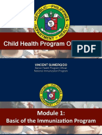 Child Health Program Orientation