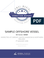 Sample Offshore Vessel: Inspected at Cardiff, United Kingdom & Northern Ireland 1 JANUARY 2018