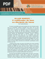 Allan Kardec - O Codificador Do Bem Ou o Discípulo de Jesus