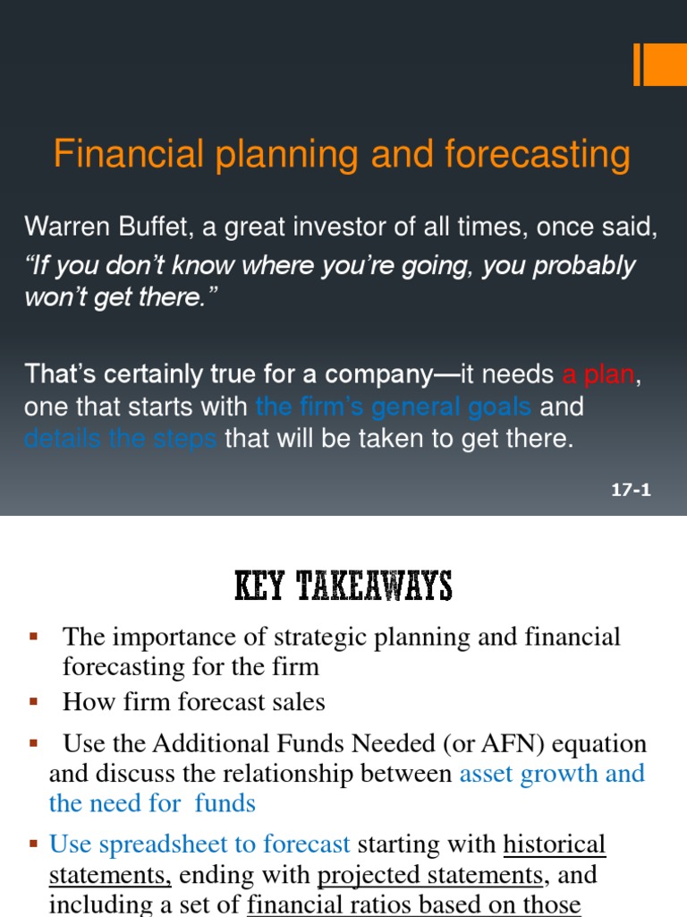 Financial Planning and Forecasting Guide | PDF | Balance Sheet | Dividend