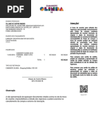 Voucher | Impressão do Comprovante de Troca