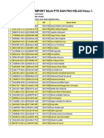 PTS - PAS - Matematika (Umum) - Kelas 7J