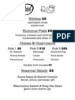 Nibbles Hummus Plate: Pick 1 Pick 3 Pick 5