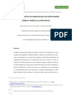 Análisis Narrativo de Experiencias de Enfermedad - Médicos y Enfermeras PDF