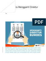 Penggantian Direktur Bumdes