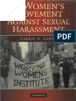 Carrie N. Baker - The Women's Movement Against Sexual Harassment - Cambridge University Press (2008) PDF